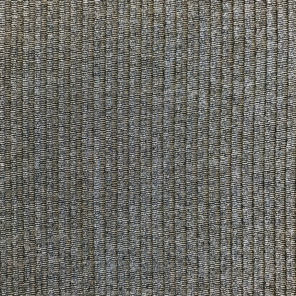 Metallic Gold Rib Keyhole Top - Picture 4 of 5